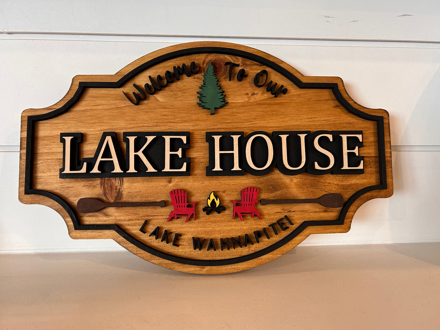 Lake House signs