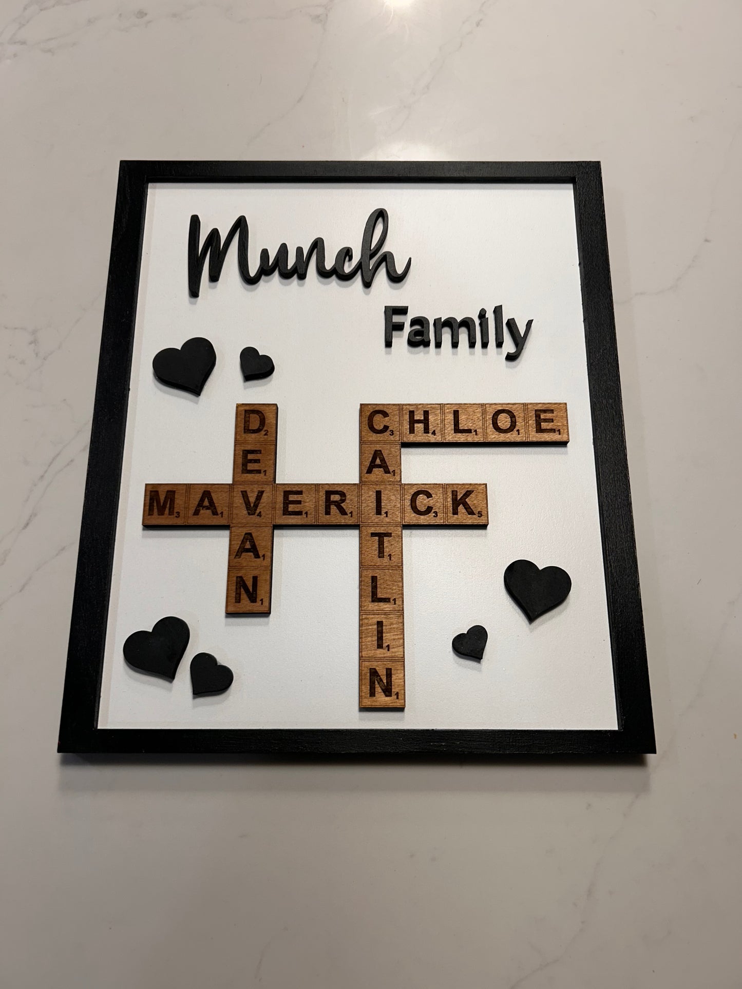 Custom Scrabble Sign