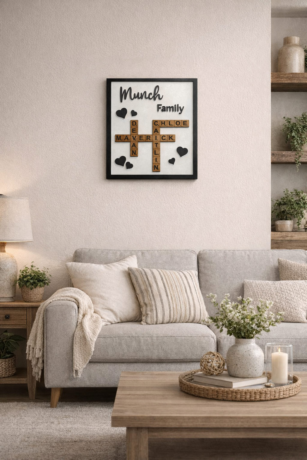 Custom Scrabble Sign