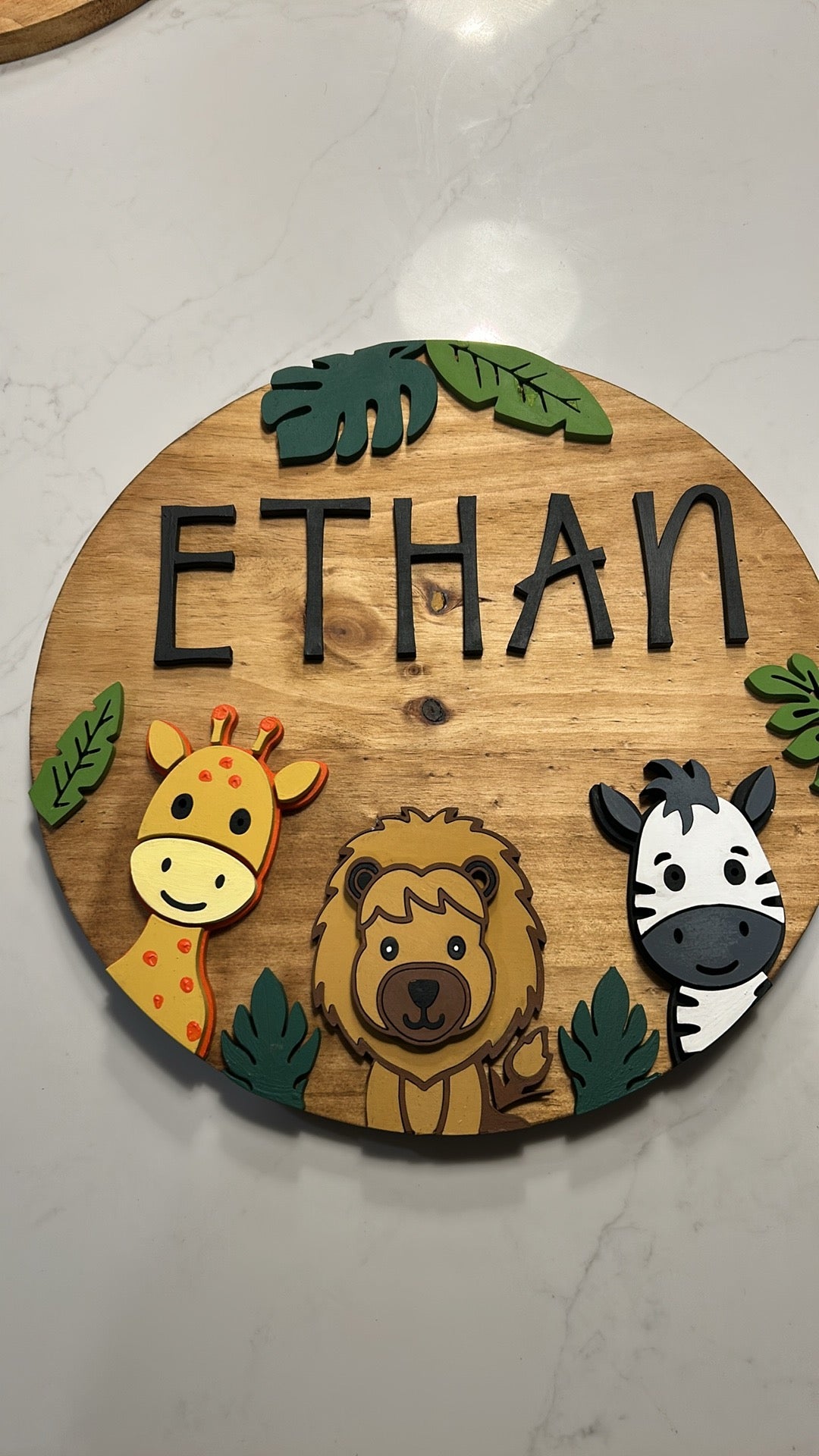 Children’s Custom  Zoo Animals