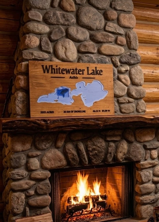 Unframed Lake Sign