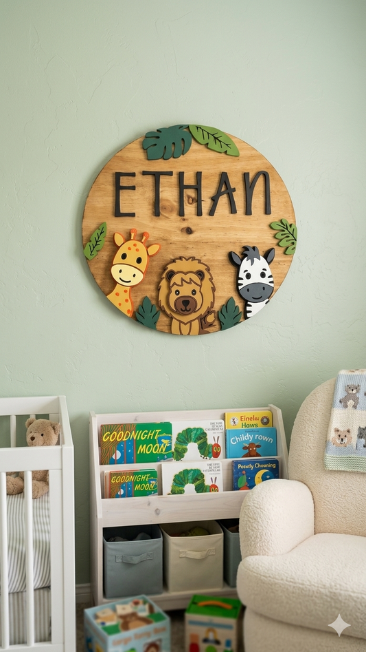 Children’s Custom  Zoo Animals